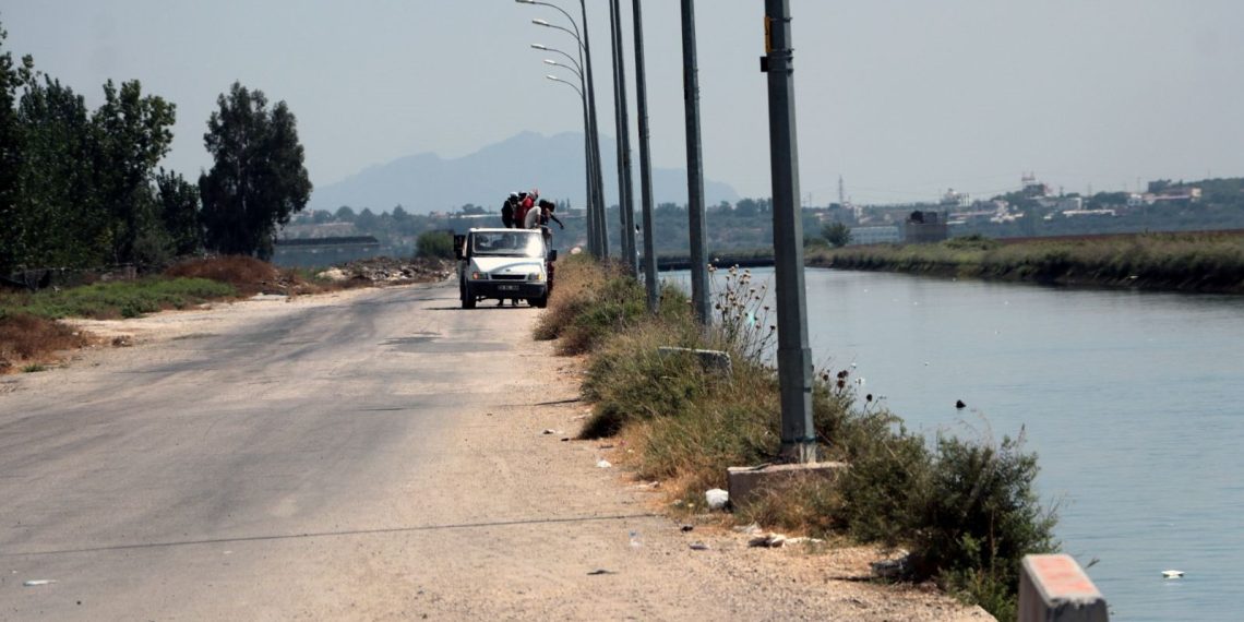 Sulama kanalına düşen Yaprak, kayboldu