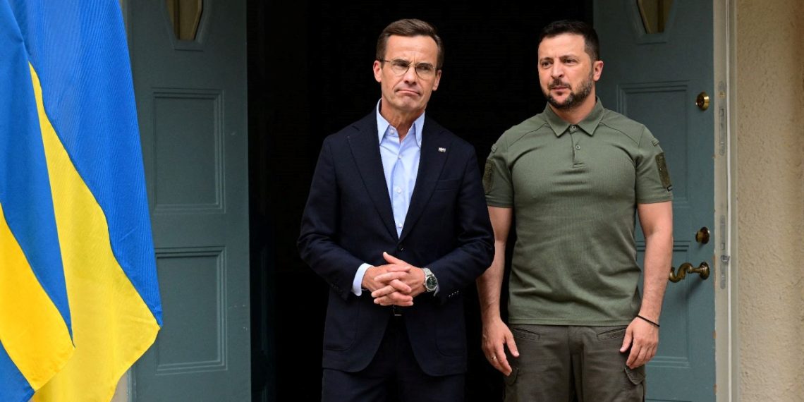 Ukrayna Devlet Lideri Volodimir Zelenski İsveç’te