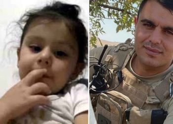 Uzman çavuş ve kızı kazada ömrünü yitirdi