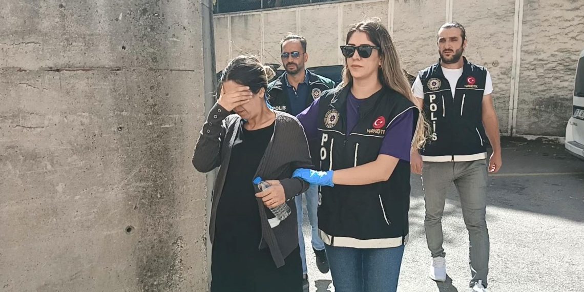 9 aylık gebe bayana uyuşturucu gözaltısı