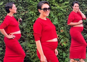 Anne olmak için gün sayan Ezgi Mola’dan karnı burnunda pozlar