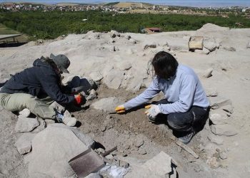 Arslantepe Höyüğü’nde Orta Tunç periyoduna ilişkin çalışma alanı bulundu