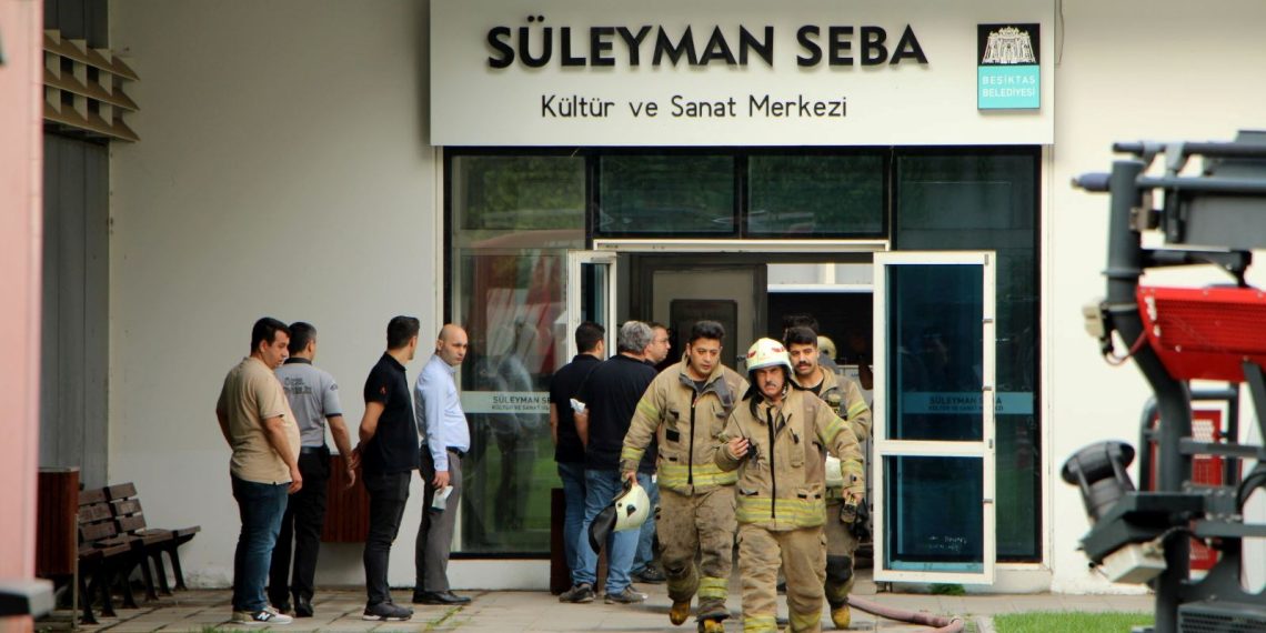 Beşiktaş Süleyman Seba Kültür Merkezi’nde yangın