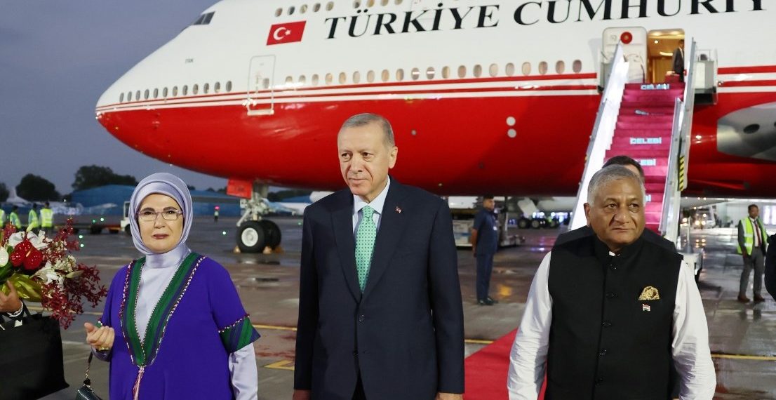 Cumhurbaşkanı Erdoğan, G-20 Önderler Doruğu için Hindistan’da
