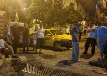 Freni patlayan taksi 3 araca çarptı: 1 yaralı