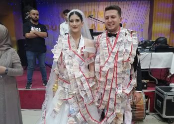 Gelin ve damada 45 metrelik takı sürprizi