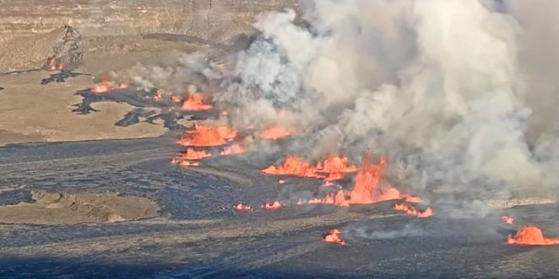 Hawaii’deki Kilauea Yanardağı 96 gün sonra tekrar faaliyete geçti