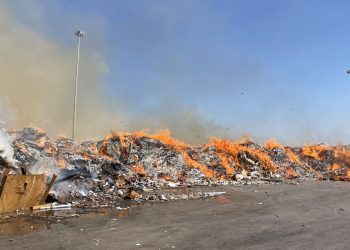 Kahramanmaraş’ta geri dönüşüm fabrikasında yangın