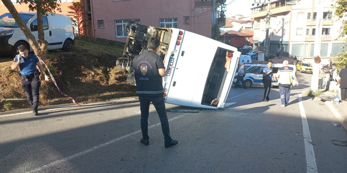 Kocaeli’de personel servisi kazası: 1 meyyit