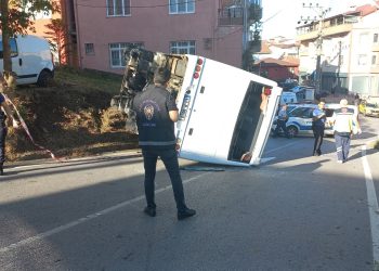 Kocaeli’de personel servisi kazası: 1 meyyit