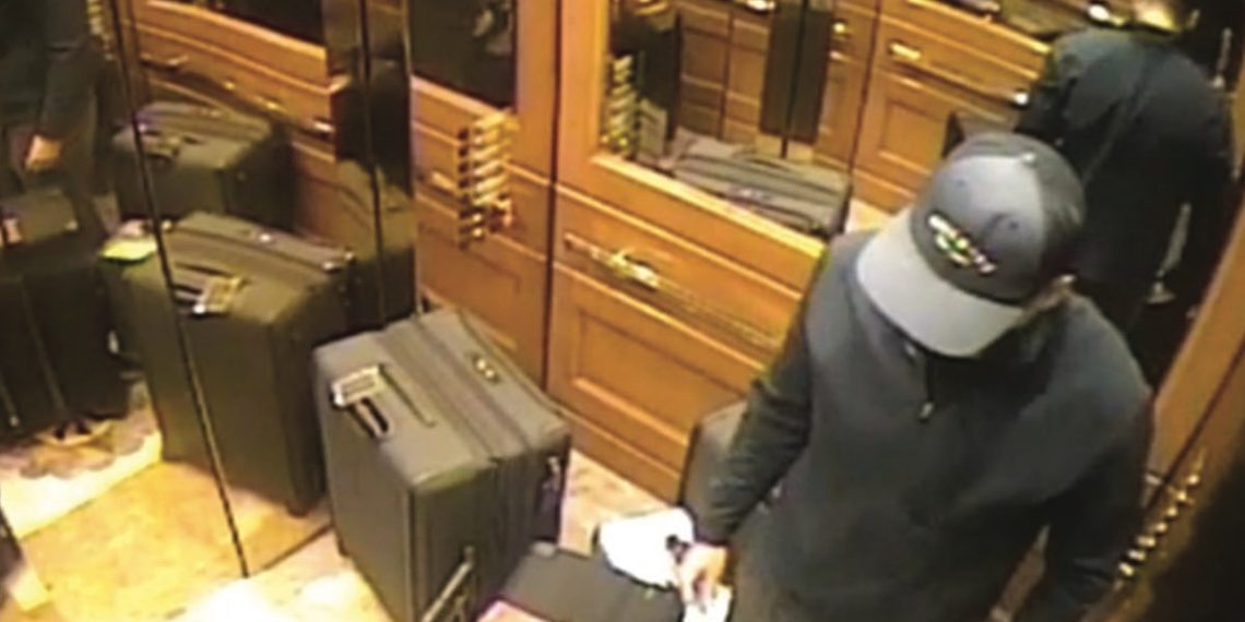 Lüks otelde konaklayan çiftin 1,8 milyon dolarlık eşyası çalındı