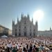 Milano’nun merkezinde 2300 kişi birlikte dans etti