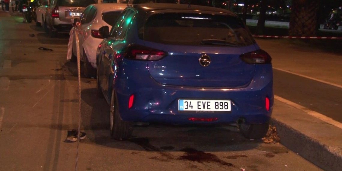 Motosiklet denetimden çıkıp metrelerce sürüklendi