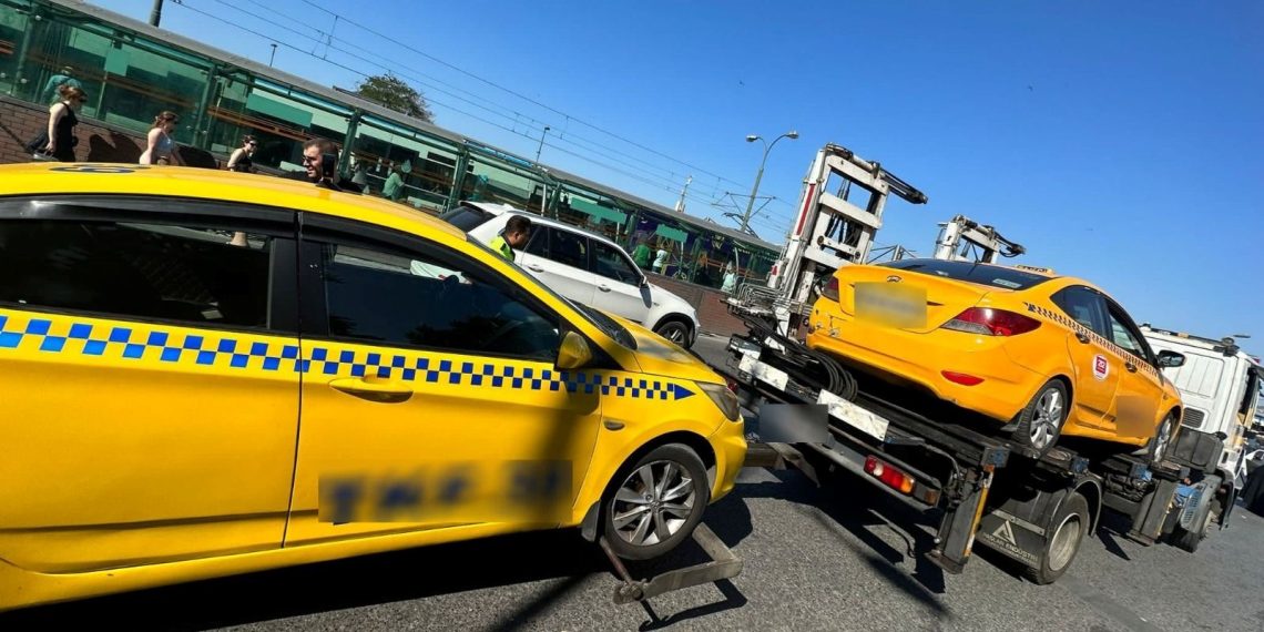 Yolcu seçen taksicilere trafikten 10 gün trafikten men cezası