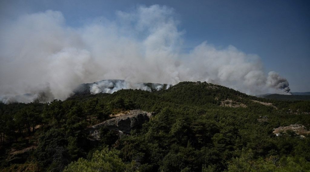 Yunanistan’ın Meriç Bölgesi’nde yanan ormanlık alanda ceset bulundu