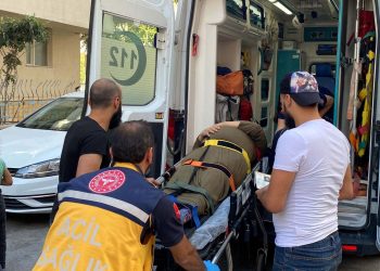 8 aylık gebe bayan çamaşır asarken balkondan düştü