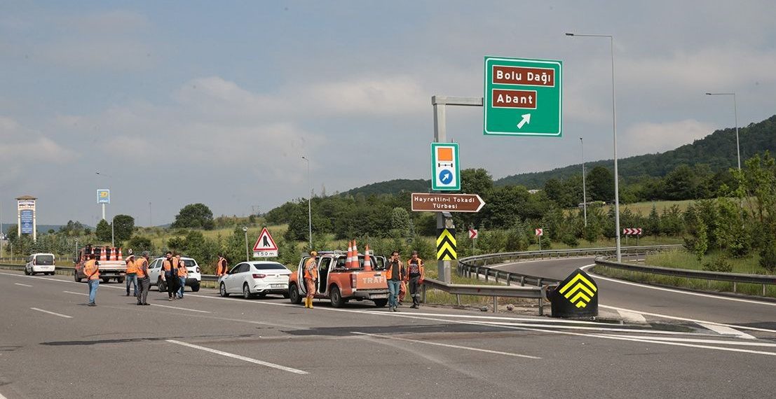 Anadolu Otoyolu’nda 46 gün sürecek çalışma başladı