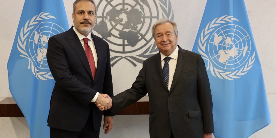 Bakan Fidan, BM Genel Sekreteri Guterres ile görüştü