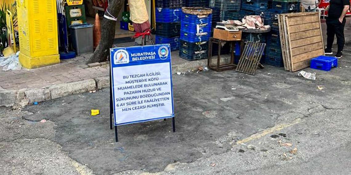 Bayan müşterisine saldıran pazarcıya 6 ay “pazar” yasağı