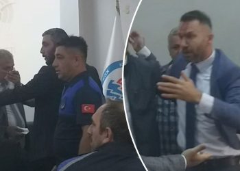 Belediye meclisinde hengame: 2 üye yaralandı