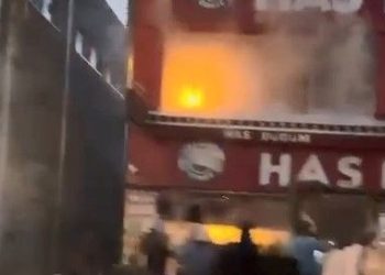 Bursa’da kebapçıda yangın paniği