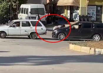 Çekme halatı yerine çocuk kullandılar