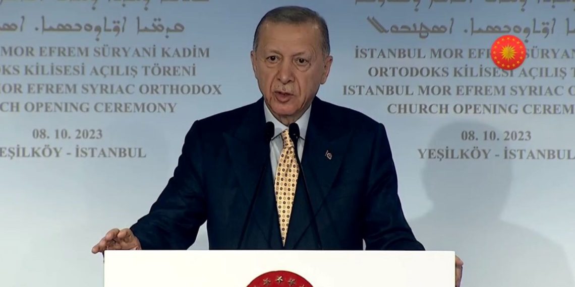 Cumhurbaşkanı Erdoğan: Filistin sıkıntısı memleketler arası hukuka nazaran çözülmelidir