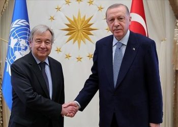 Cumhurbaşkanı Erdoğan, BM Genel Sekreteri Guterres ile görüştü