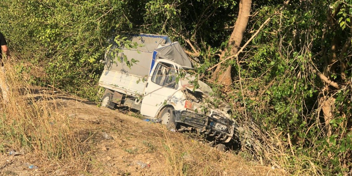 Denetimden çıkan kamyonet ağaca çarptı: 3 meyyit