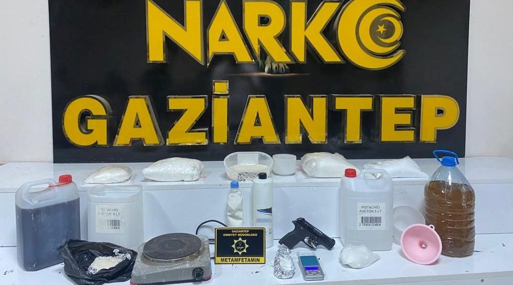 Gaziantep’te 2 milyon TL’lik uyuşturucu ele geçirildi