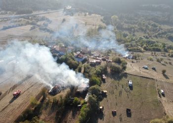 İlçede çıkan 10 yangının faili yakalandı