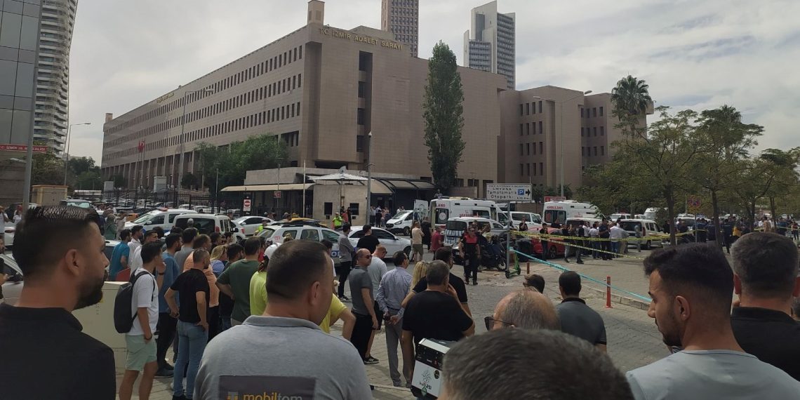 İzmir Adliyesi önündeki restoranda çatışma: 1 meyyit