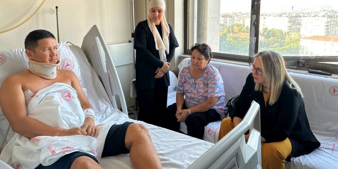 İzmir’de düşen helikopterden kurtulmuştu: Kırgız pilotun tedavisi sürüyor