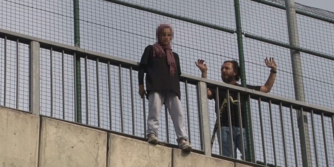 Kağıthane TEM Otoyolu’nda intihar teşebbüsü