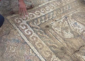 Kahramanmaraş’ta 1500 yıllık mozaik taban bulundu