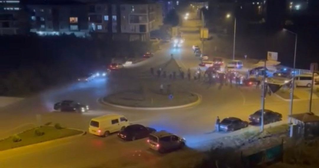 Kavşakta drifte 36 bin TL ceza