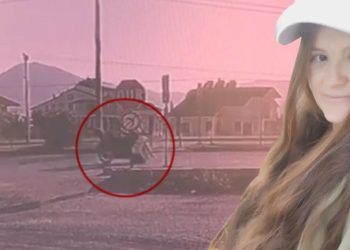 Motosiklet ile yaya geçidinden geçerken canından oldu