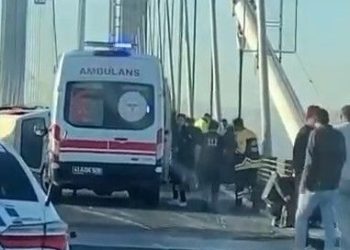 Osmangazi Köprüsü’nde kaza: 8 yaralı