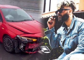 Rap müzikçisi Şehinşah konsere giderken kaza yaptı