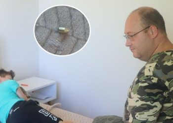 Savaştan kaçan çocuk maganda kurşunu ile vuruldu