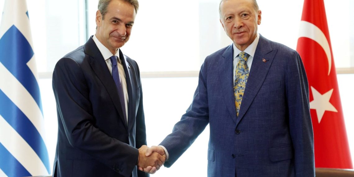 SON DAKİKA HABERİ: Cumhurbaşkanı Erdoğan Miçotakis ile görüştü