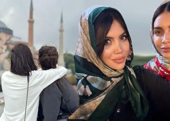 Wanda Nara ile kız kardeşi Zaira Ayasofya’da