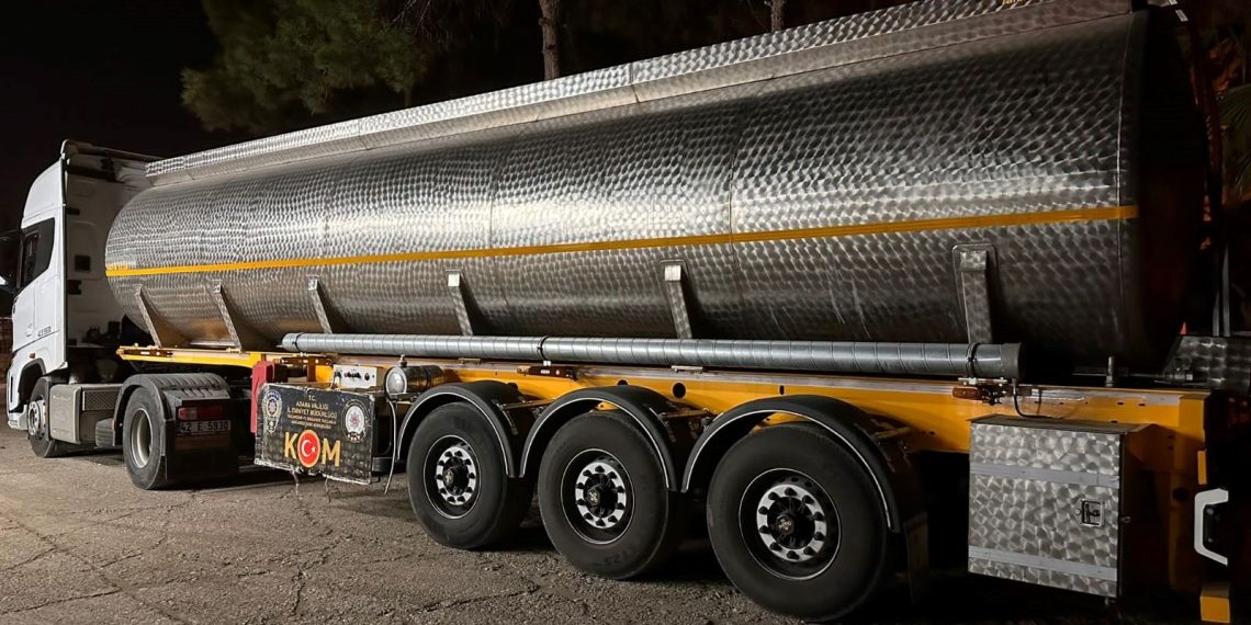 Adana’da 63 bin litre kaçak akaryakıt ele geçirildi