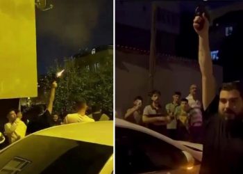 Cezaevinden tahliyesini havaya ateş açarak kutladı