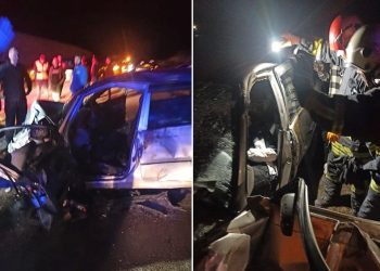 Çorum’da iki araba baş başa çarpıştı: Anne ve oğlu öldü