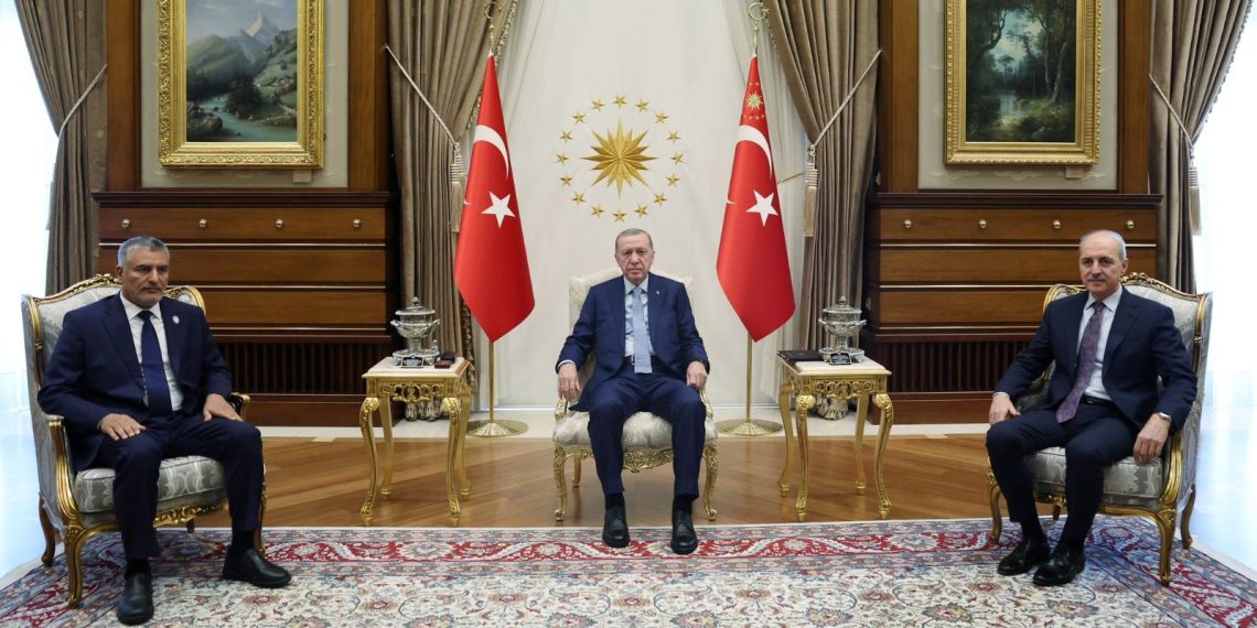 Cumhurbaşkanı Erdoğan, Libya DYK Lideri Tekale ile görüştü