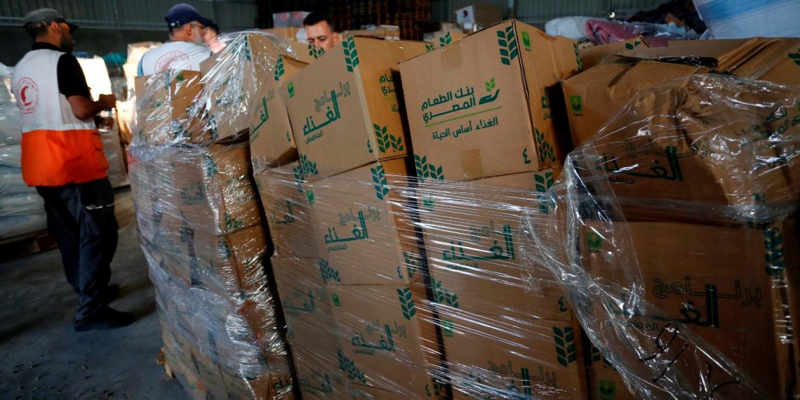 Gazze için 8 TIR daha Refah Hudut Kapısı’ndan giriş yaptı