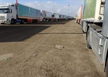 Gazze’ye insani yardım taşıyan 187 TIR daha ulaştı