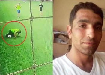 Halı alanda kalp krizi geçiren kişi öldü