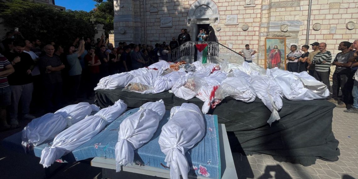 İsrail ordusu, Gazze’deki kilise hücumunda ölenleri sivil zayiat olarak niteledi